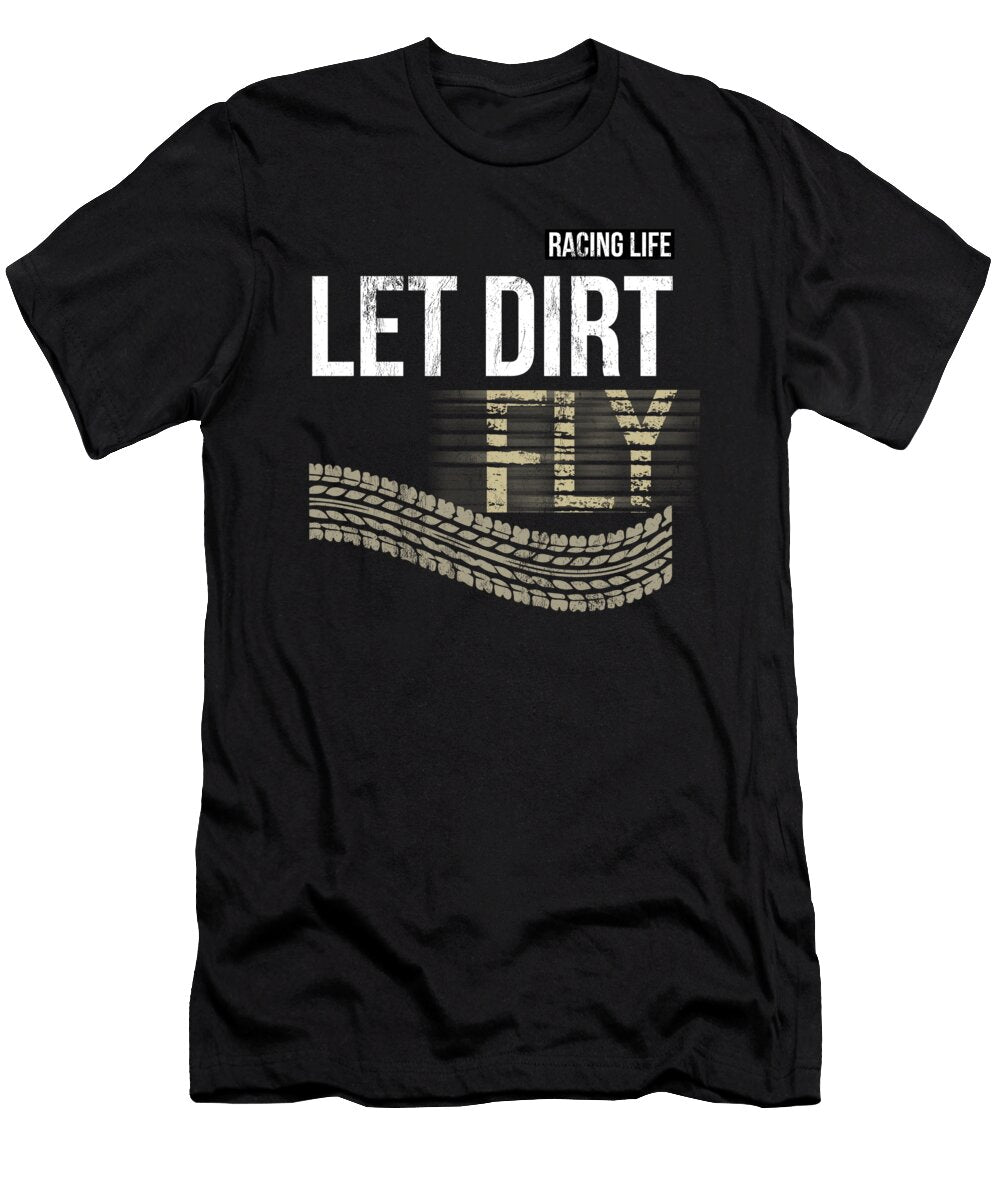 Racing Apparel Sprint Car Racing Dirt Track Racing S Noirty Designs T-Shirt