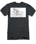 Racing Cyclist Speed Drawing Frank Ramspott T-Shirt