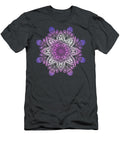 Radiant Purple and Pink Mandala Design Becky Herrera T-Shirt