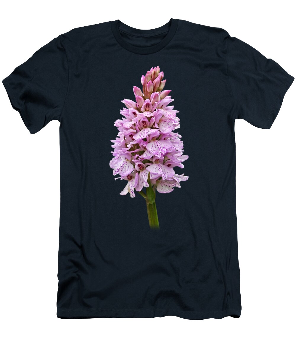 Radiant Wild Pink Spotted Orchid Gill Billington T-Shirt