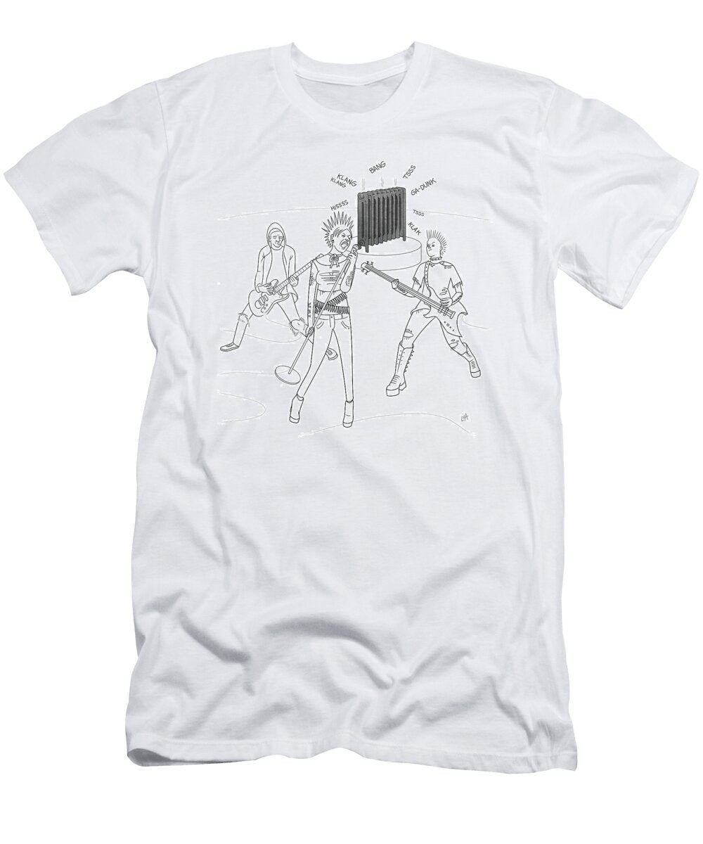 Radiator Band Lila Ash T-Shirt