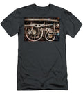 Rail Wheel Grunge Detail Steam Locomotive 03 Daliana Pacuraru T-Shirt