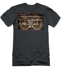 Rail Wheel Grunge Detail Steam Locomotive 04 Daliana Pacuraru T-Shirt