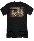 Rail Wheel Grunge Detail Steam Locomotive 05 Daliana Pacuraru T-Shirt