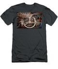 Rail Wheel Grunge Detail Steam Locomotive 06 Daliana Pacuraru T-Shirt