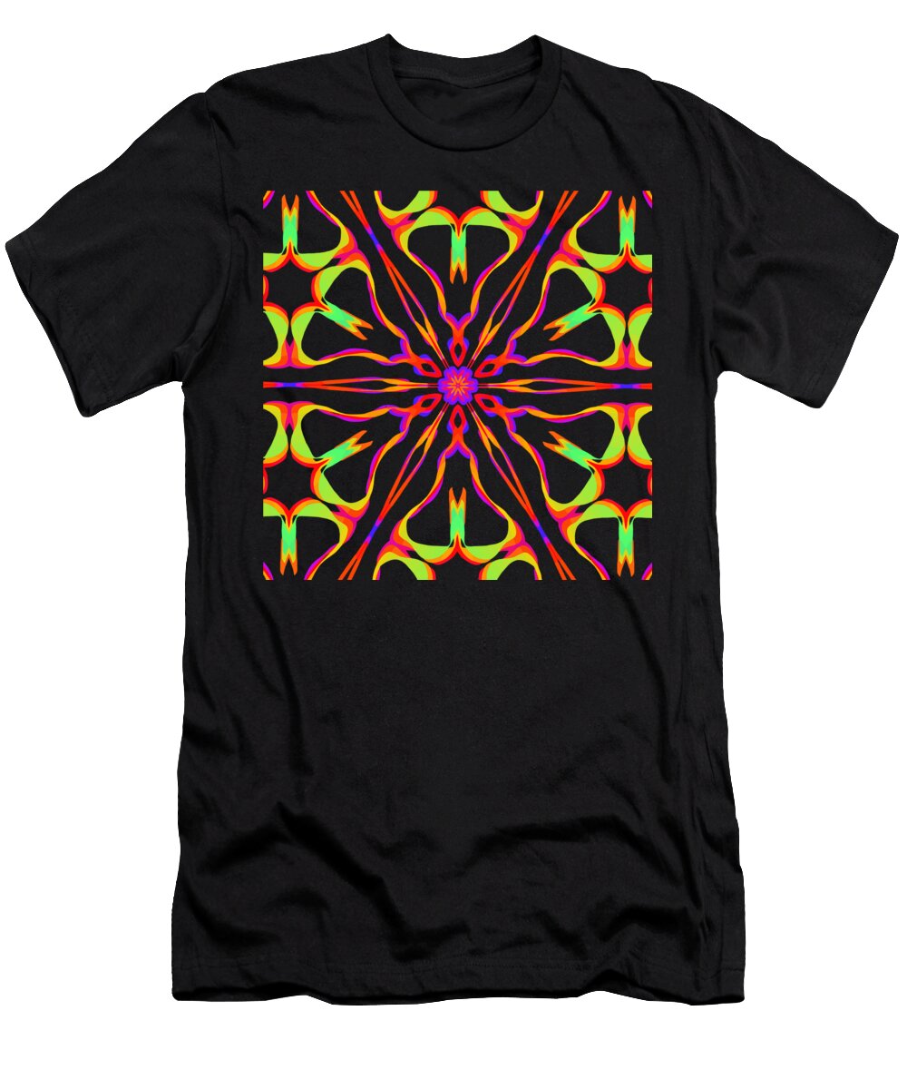 Rainbow Abstract Art Ariel Guevara T-Shirt