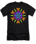 Rainbow Blue Star Art Ariel Guevara T-Shirt