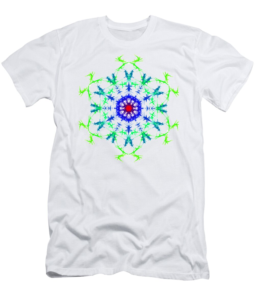 Rainbow Flower Pop Ariel Guevara T-Shirt
