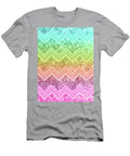 Rainbow Glitter Chevron 1 Shiny Decor Art Anitas and Bellas Art T-Shirt
