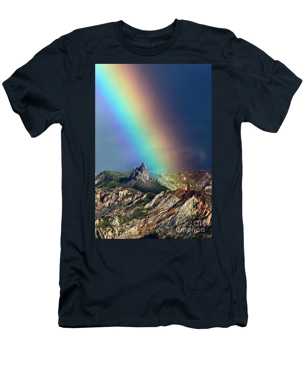 Rainbow Over LA Muela Del Diablo James Brunker T-Shirt
