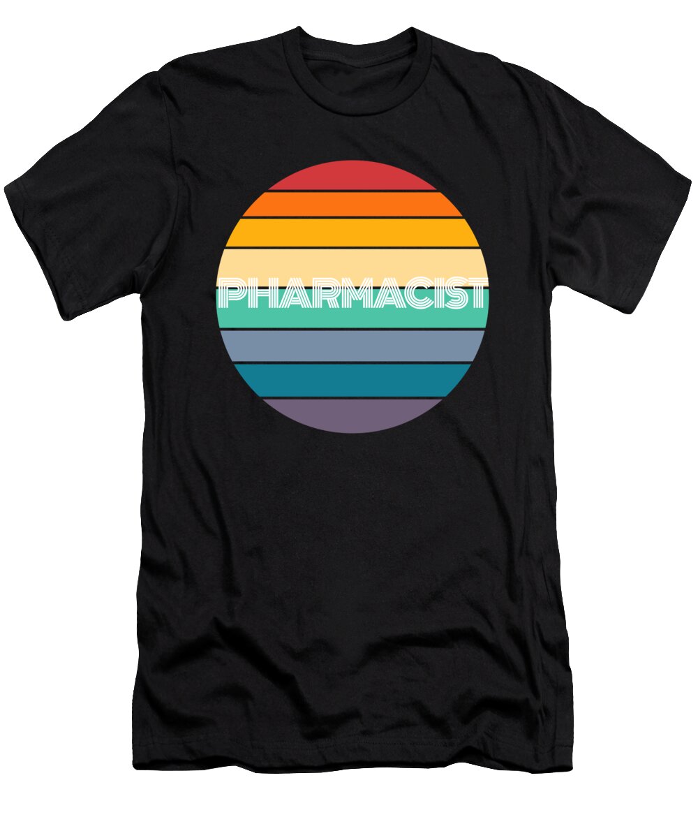 Rainbow Pharmacist Retro Vintage Bruno T-Shirt