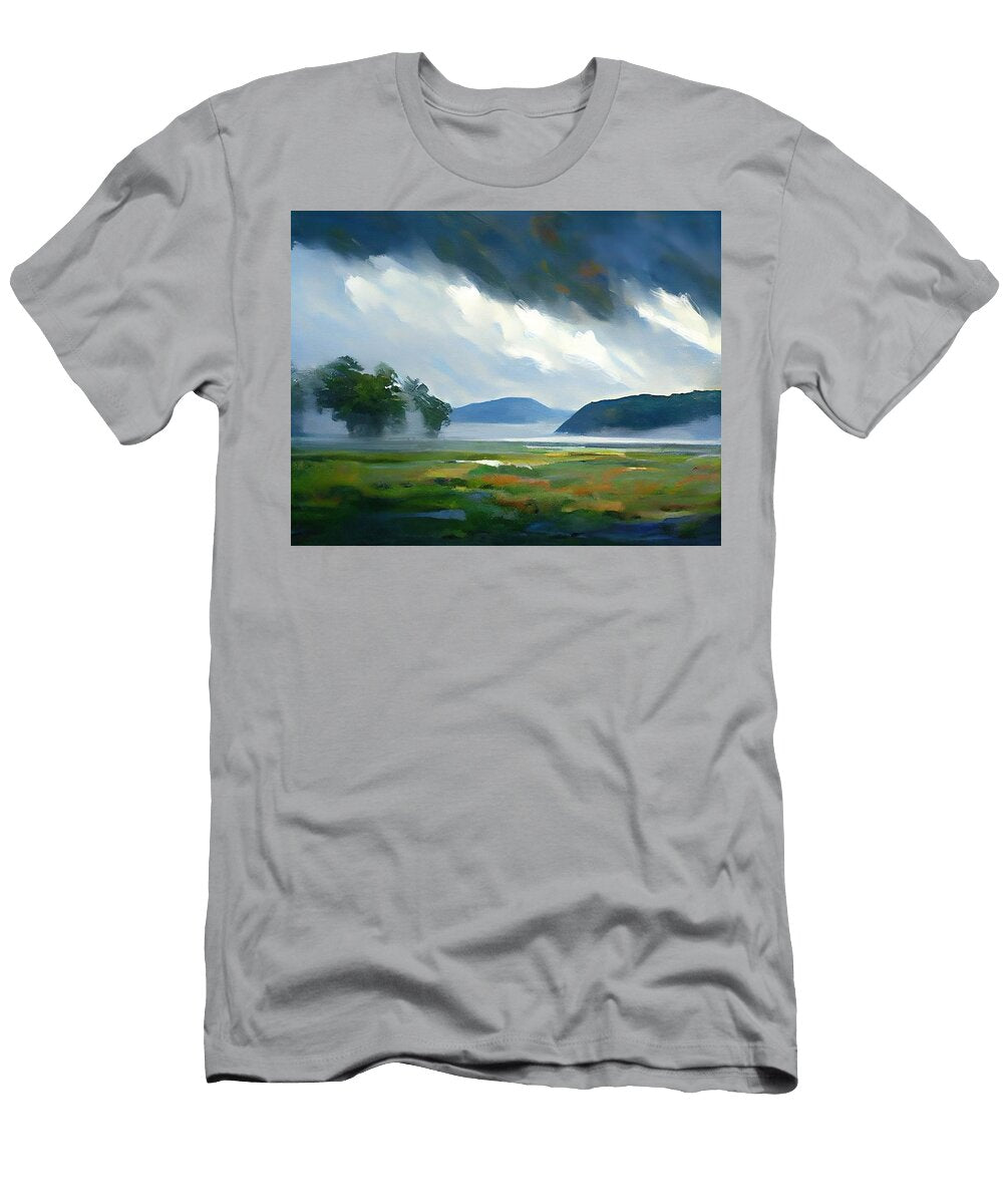 Rainy Hudson Highlands Dennis Kirby T-Shirt