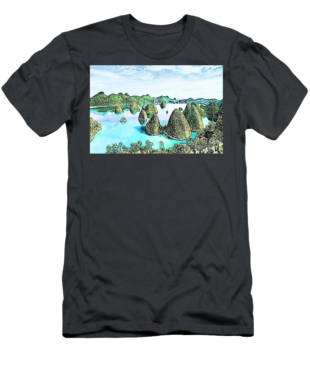 Raja Ampat Islands Generous Luxuriant Furnished Placed Cool Francesca De Rosa T-Shirt