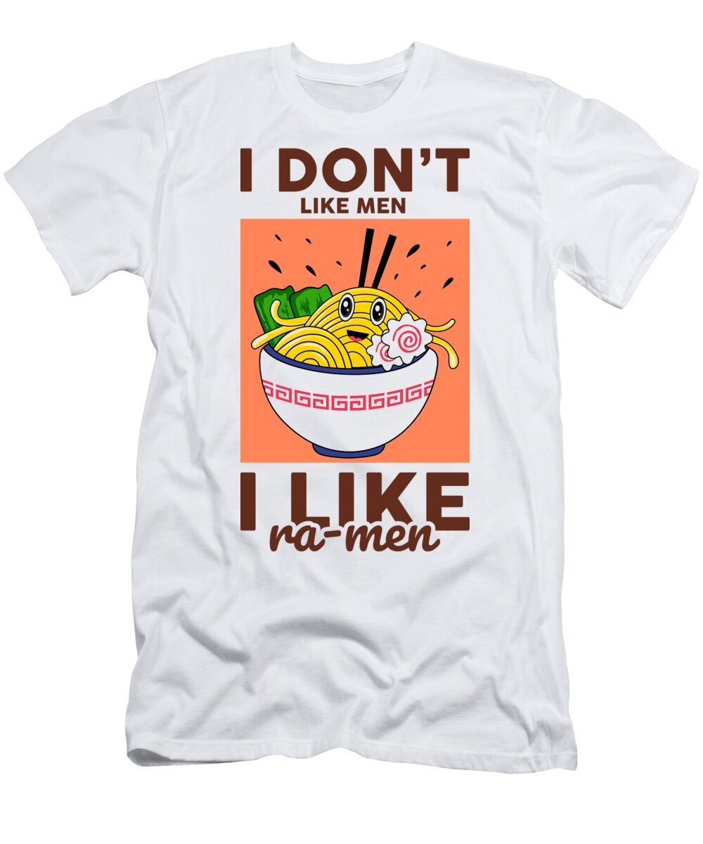 Ramen Cartoon Chopsticks Noodles Narutomaki Thursina T-Shirt