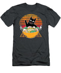 Ramen Cat Vintage Sunset 70s Kawaii Anime Japanese Noodles Soan Pham Vo T-Shirt
