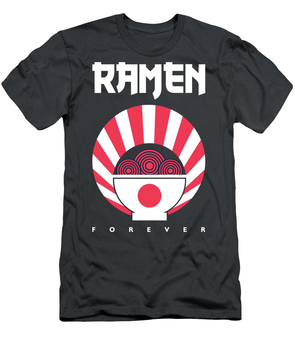 Ramen Graphic Typography Food Thursina T-Shirt