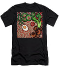 Ramen Noodle Vegetable 2023 Mixed Media on Wood Board Yue Zeng T-Shirt