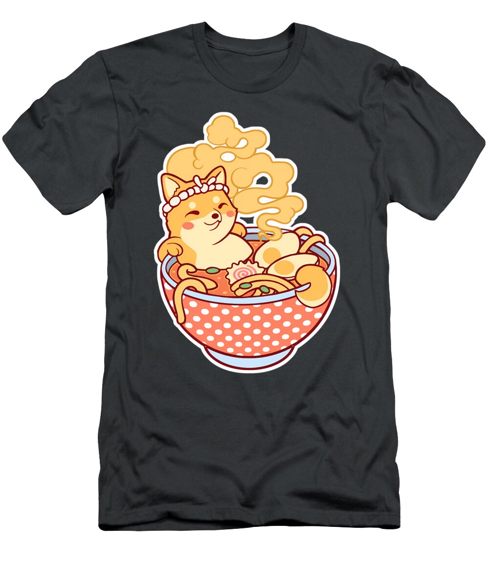 Ramen Shiba Bath Sibainu T-Shirt