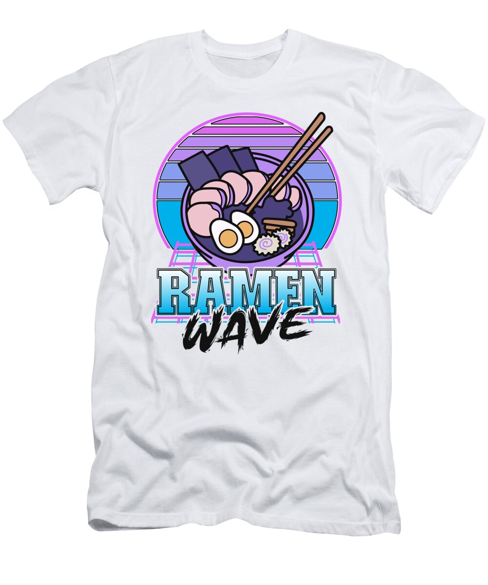 Ramen Wave 90s Retrowave Sunset Pastel Goth 80s Lisa Stronzi T-Shirt