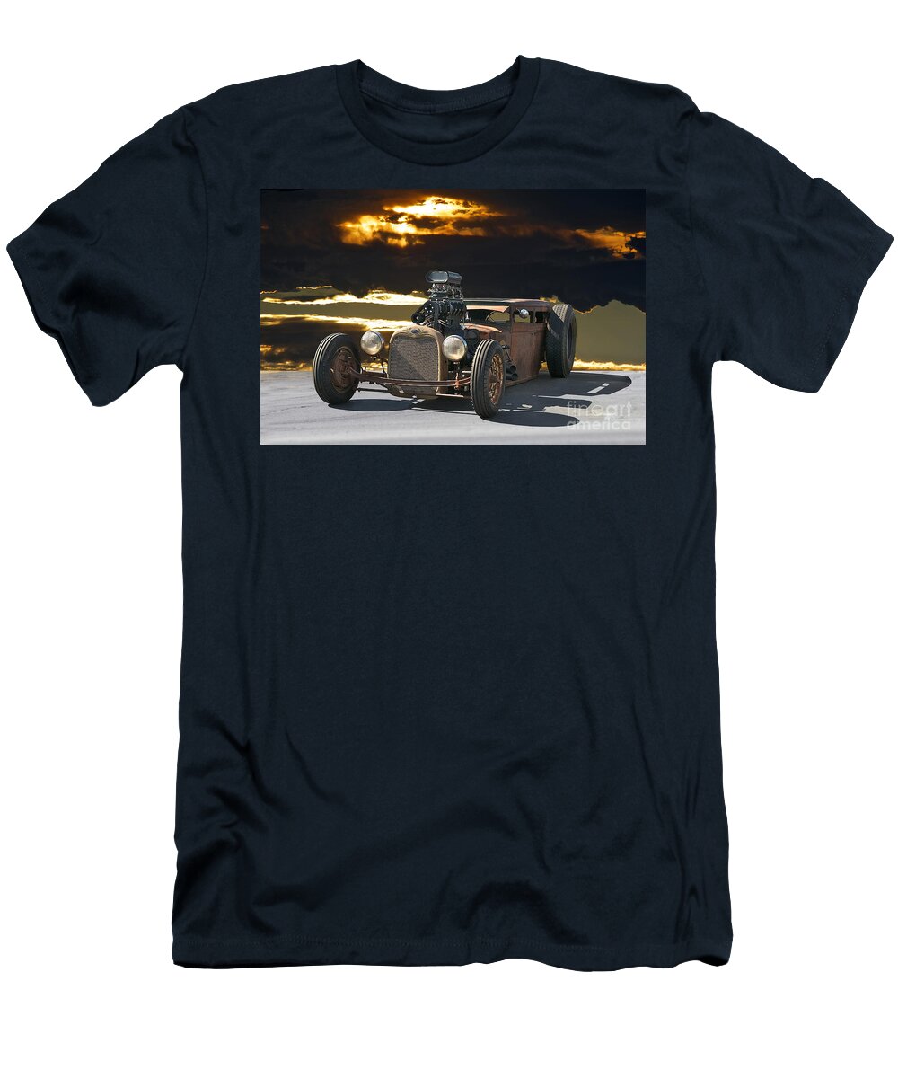 Rat Rod Junk Yard Dog Dave Koontz T-Shirt