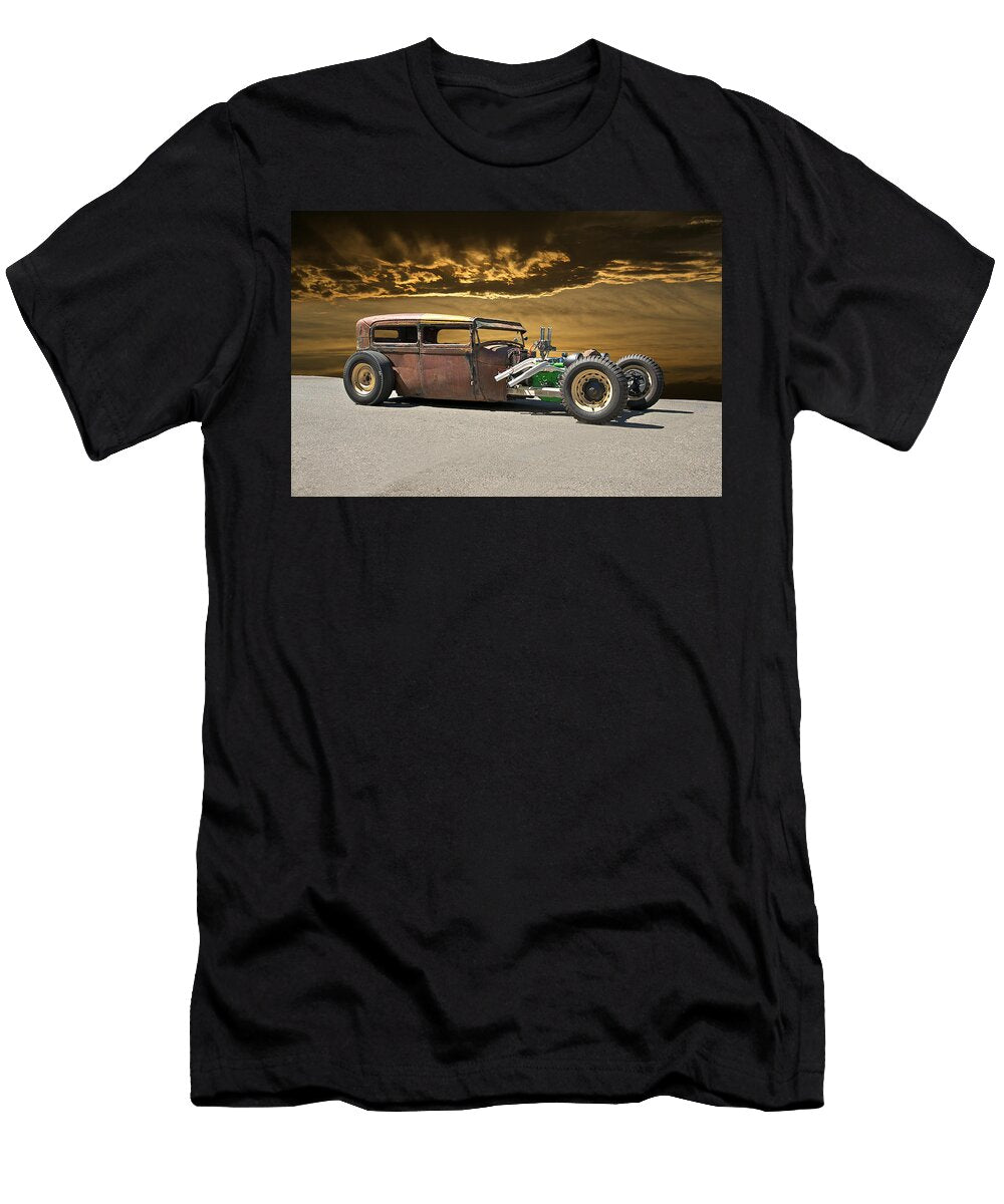 Rat Rod Sedan Ii Dave Koontz T-Shirt