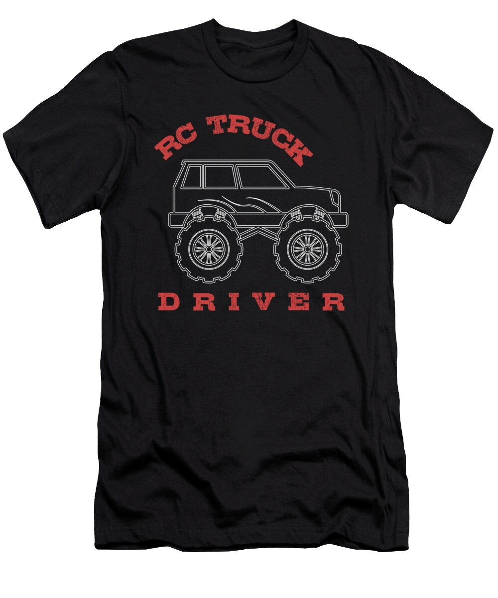 Rc Truck Driver Car Model Mooon T-Shirt
