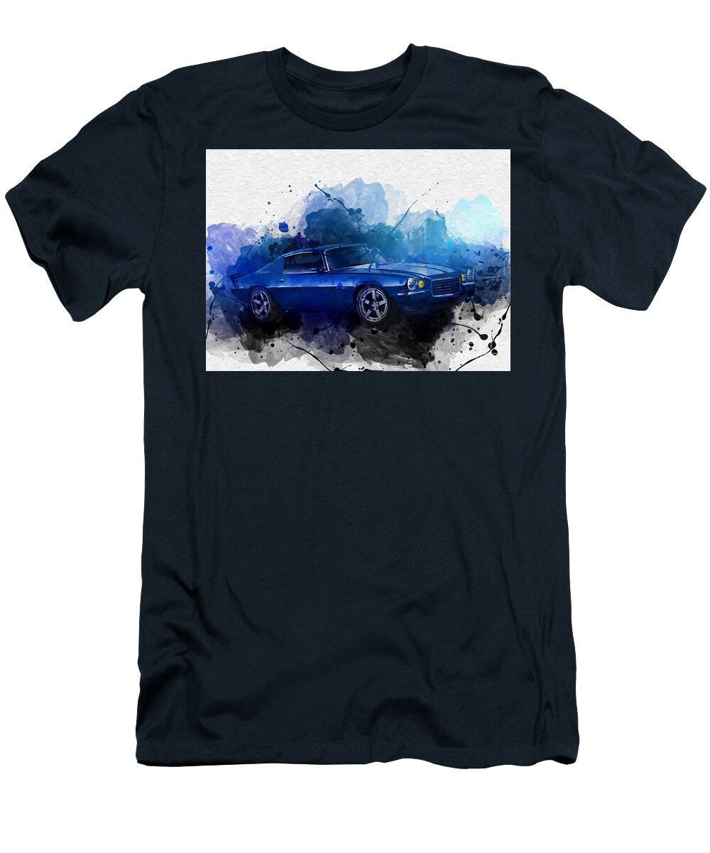 Re10207 2015 Chevrolet 1970 Camaro Rs Supercharged Lt4 Concept Lisa Sandra T-Shirt