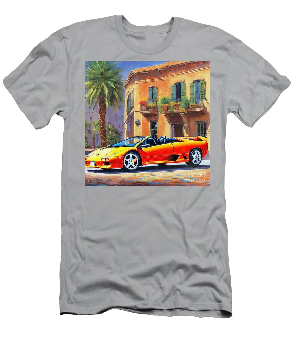 Re11144 1996 Lamborghini Diablo Vt Roadster Lisa Sandra T-Shirt