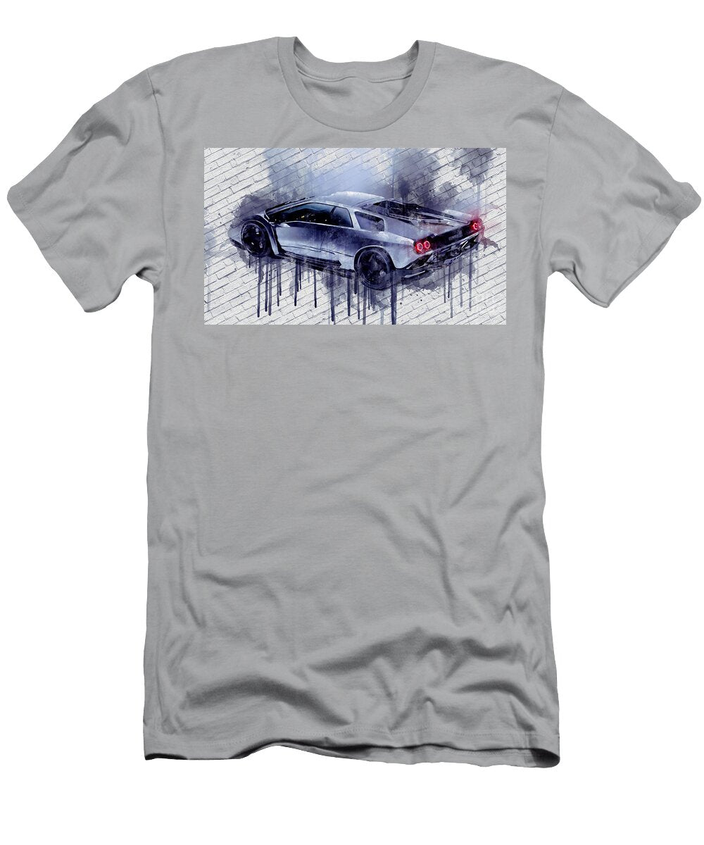 Re3926 2023 Eccentrica Lamborghini Diablo Restomod Super Ultra Lisa Sandra T-Shirt