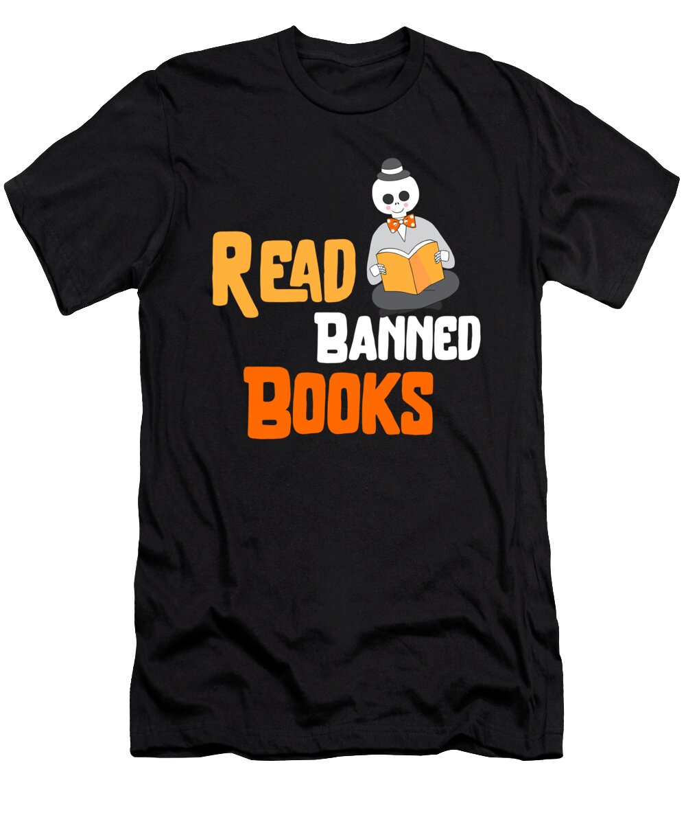 Read Banned Books I Love Reading Books Thomas Larch T-Shirt