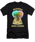Readers Make Leaders Tree of Life Reading Quotes Bookworm Maximus Designs T-Shirt