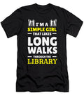 Reading Girl Read Books Literature Library Gift Teequeen2603 T-Shirt