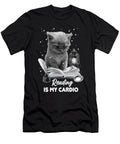 Reading Is My Cardio Cat Reading a Book Librarian Bookworm Maximus Designs T-Shirt