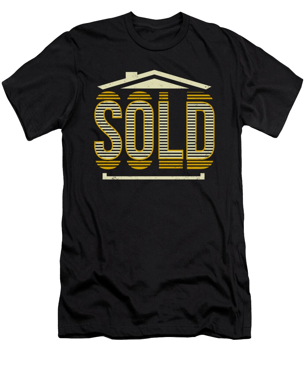 Real Estate Broker Realtor House Agent Realtor Sold Crazy Squirrel T-Shirt