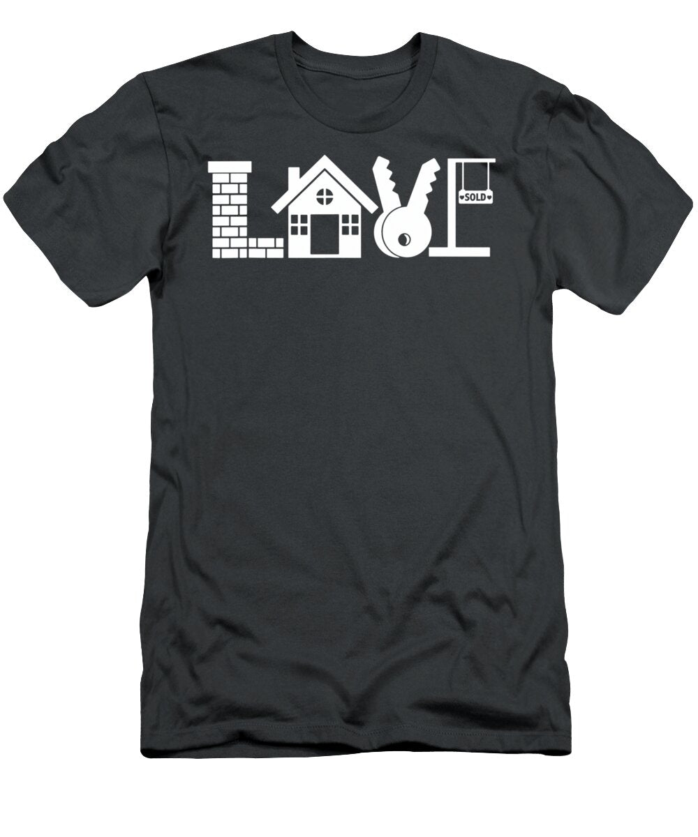 Real Estate Loves Great Realtor Sold Marken Asli T-Shirt