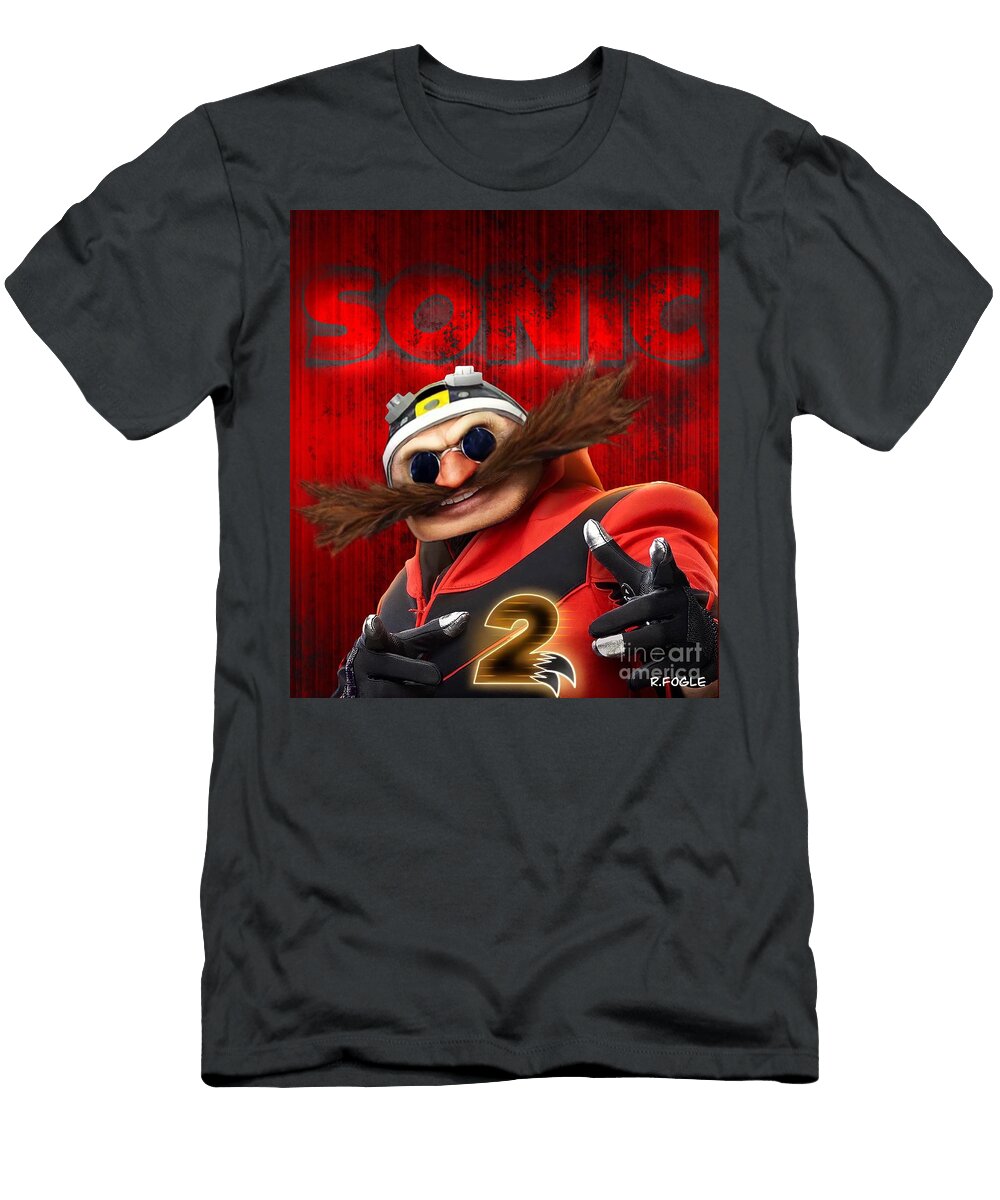 Realistic Dr Eggman Robotnik Rebekah Fogle T-Shirt