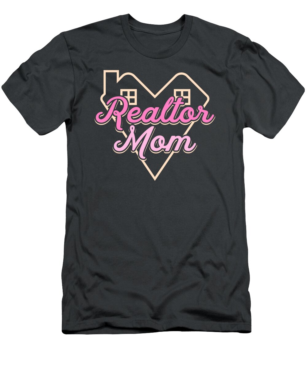 Realtor Mom for Women Real Estate Broker Agent Salesperson Crazy Squirrel T-Shirt