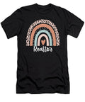 Realtor Rainbow Leopard Funny Realtor Appreciation Jensen Cena T-Shirt