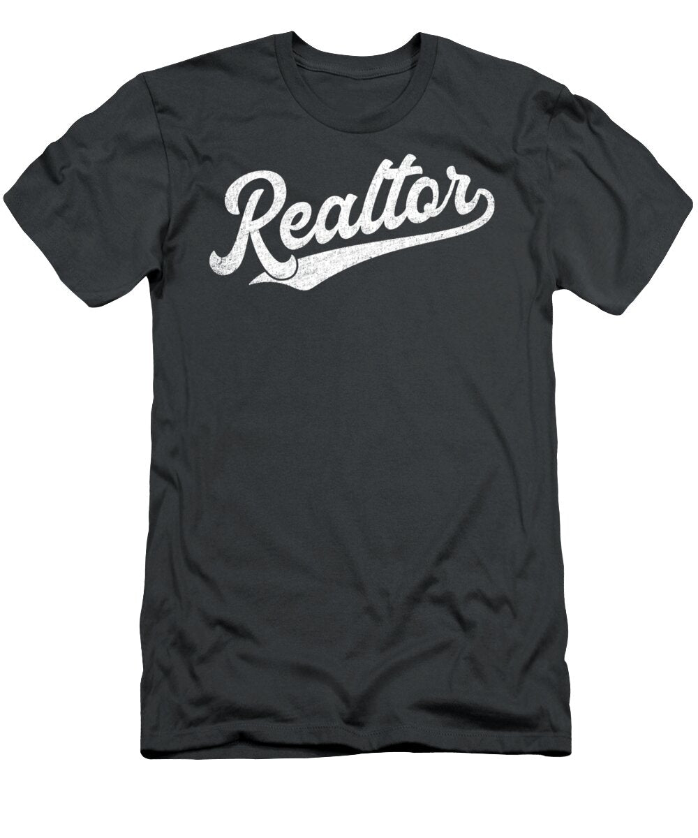Realtor Real Estate Agent Funny Retro Vintage Men Women Aisliv Jerem T-Shirt