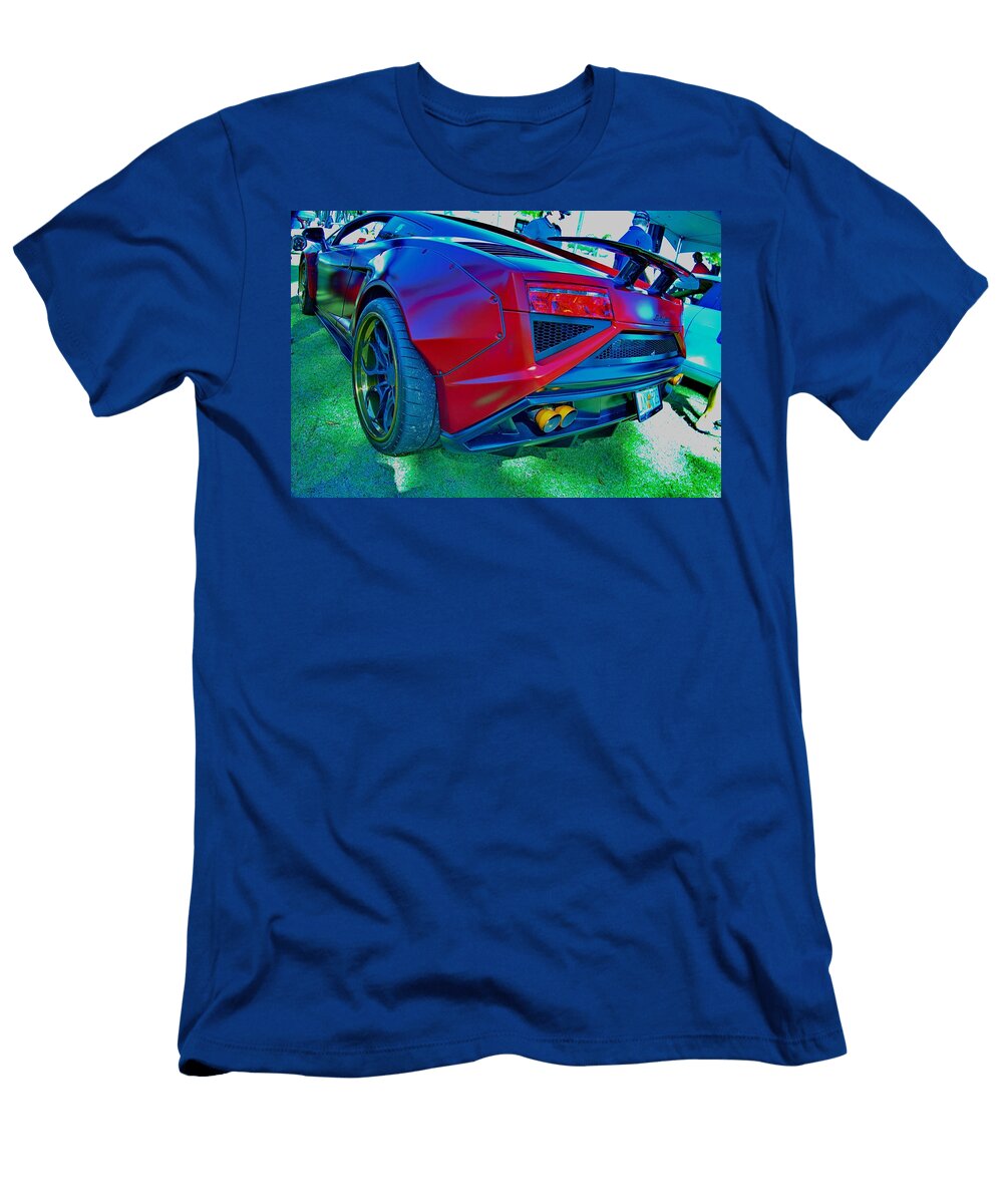 Rear View Liberty Walk Lambo Don Columbus T-Shirt