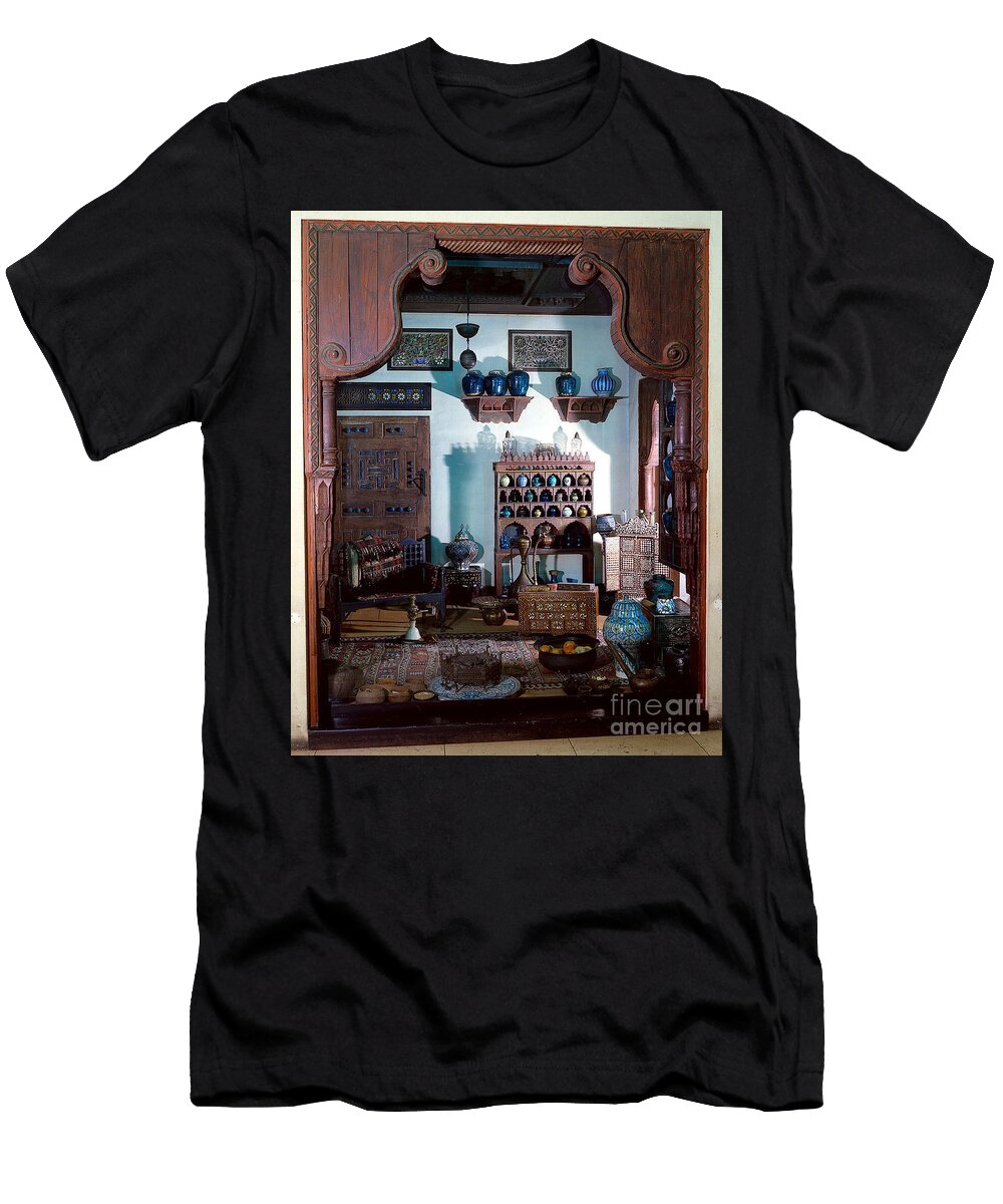 Reconstruction of Traditional Arabic Wellcome Images T-Shirt