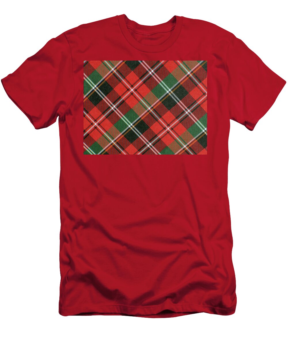 Red and Green Plaid Perry Correll T-Shirt