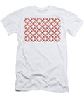 Red and White Minimal Floral Flower Pattern Petite Pattern Minimal Graphic Designs T-Shirt