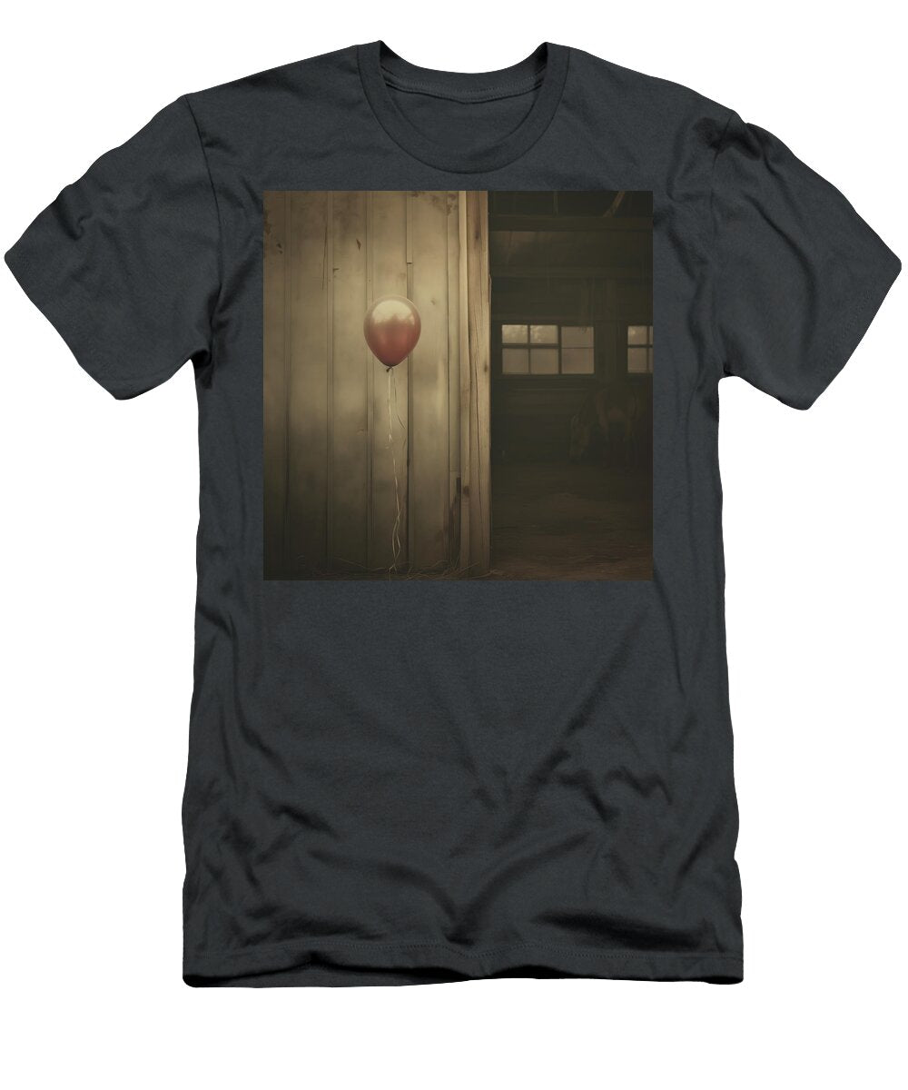 Red Balloon Outside the Horse Barn Yo Pedro T-Shirt