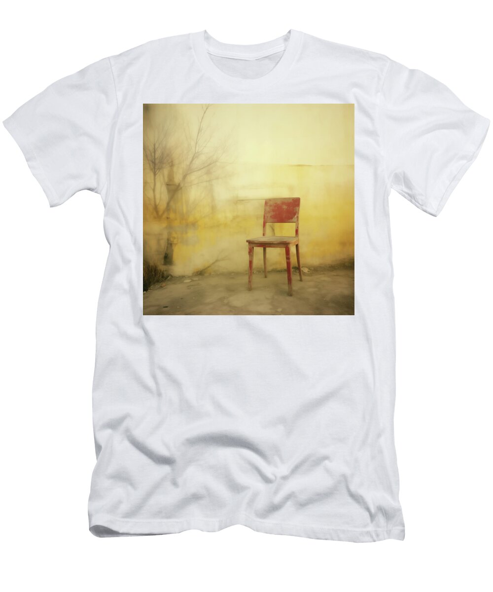 Red Chair Next to Yellow Wall Yo Pedro T-Shirt
