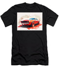 Red Classic Camaro Muscle Car Illustration Kari Goldfalse T-Shirt