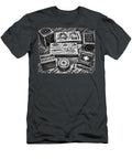 Red Cross White Cross Bandages Black and White Paul Ward T-Shirt