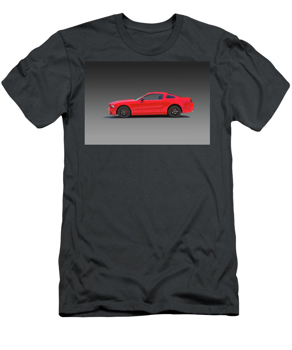Red Ford Mustang Nick Gray T-Shirt