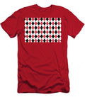 Red Gray White Abstract Diagonal Stripe Line Pattern Pairs Coloro Luscious Red 010 46 36 Trends 2023 Petite Patterns T-Shirt