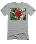 Red Hibiscus Cassandra Buckley T-Shirt